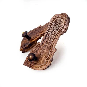 Wooden Khadau Pooja Articles, Charan Paduka, Wooden Slipper / Neuropathy - - Picture 1 of 7