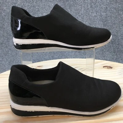 Walking Cradles Shoes Womens 6.5 M Dash Slip On Sneakers Black Round Toe Low Top - Image 1 of 4