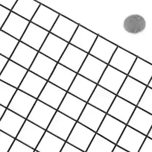 2 Ft. X 50 Ft. 14-Gauge Black PVC Coated Welded Wire - Picture 1 of 4