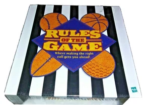 Hasbro Rules of the Game Board Game Sports Trivia Game Rules Major Sports Fun - Picture 1 of 4