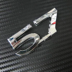 Car Badge 5.7 Number Chrome for Prado Land cruiser Trunk Rear Emblem Sticker - Bild 1 von 1