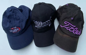 Set of 3 Vintage Hats- U.S. Open, Titleist; One Size Fits All - Picture 1 of 7