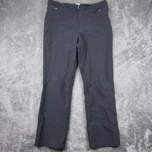 Nike Pants Womens Medium Black Athletic Outdoor Hiking Zip Pocket Stretch Waist - Picture 1 of 10