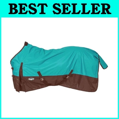 Hoja de caballo turquesa/marrón 72" - edición navideña Foto 1 de 2