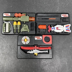 SEGA Pocket Power G.I. Supply Base Helicopter Car TYCO 1988 - Near Complete - Picture 1 of 14