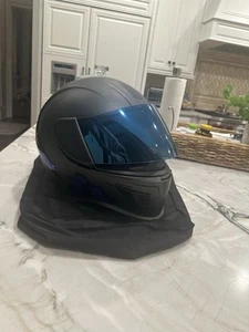 Icon Airform Resurgent Blue Motorcycle/Racing/Karting Helmet - Picture 1 of 7