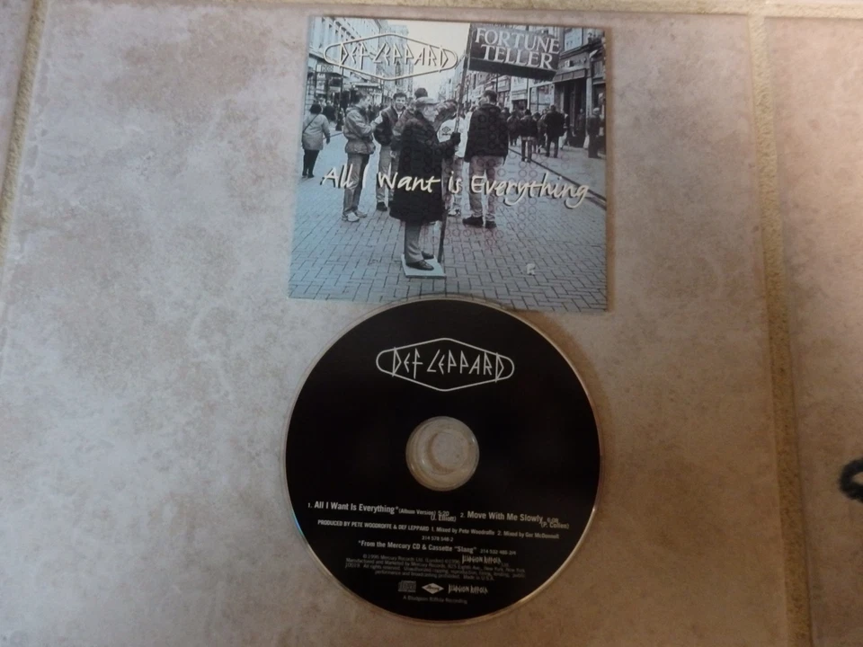 Def Leppard All I Want Is Everything CD Single In Card Sleeve Foto 1 de 1