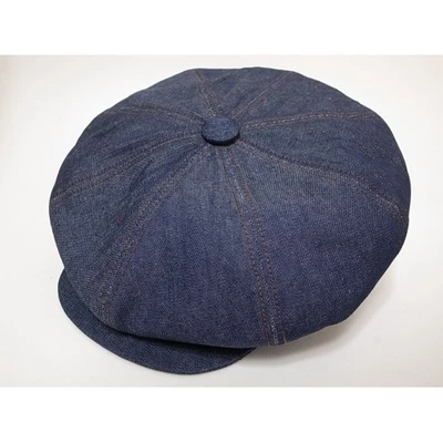 New York Hat Co Denim Stitch Azul Manzana Talla Única Hecho en EE. UU. Foto 1 de 4