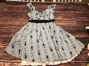 Abito cosplay Disney Alice nel paese delle meraviglie con volant sul retro taglia small - usato - Foto 1 di 7