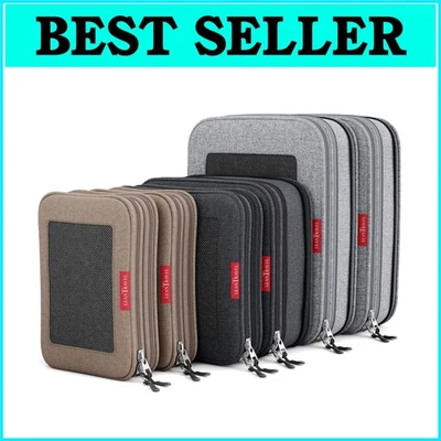 Compression Packing Cubes - Space-Saving Travel Organizers with Double Zipper - Imagem 1 de 4