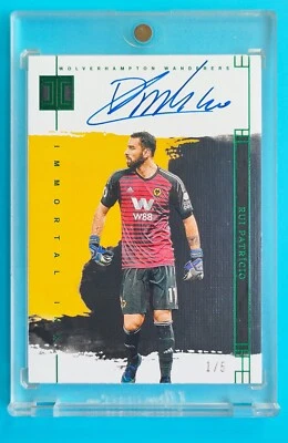 2023-24 Impeccable WolfTeam Rui Patricio Immortal Ink Auto 1/5 - Image 1 of 2