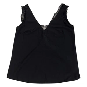 ASOS Women’s Black Lace Top - Size 8 - Picture 1 of 4