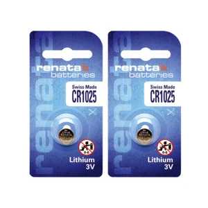 2 x Renata CR1025 Batteries, Lithium Battery 1025 | Shipped from USA - Picture 1 of 1