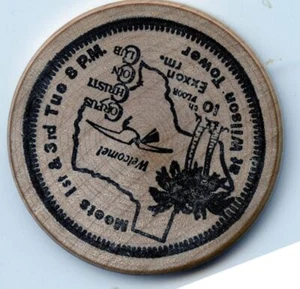 Wooden Dollar: Annual Coin Show; Corous Christy, Texas - Picture 1 of 2