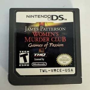 JAMES PATTERSON WOMENS MURDER CLUB GAMES OF PASSION *GAME ONLY* - NINTENDO DS - Picture 1 of 2