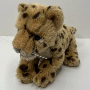 Save Our Space SOS Ghepardo Leopardo 9” Peluche Peluche Maculato 2003 Gatto - Foto 1 di 8