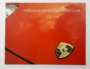 Porsche Audi 1982 Sales Brochure Flyer 2 brands one flyer combo - Picture 1 of 4