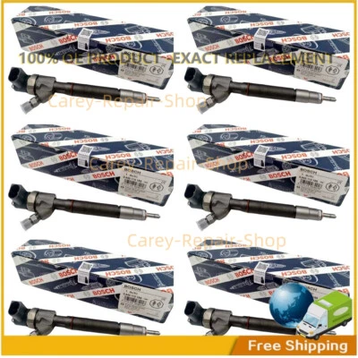 6X Fuel Injectors 0445110190 0445110189 6110701687 For Mercedes Benz Sprinter Foto 1 de 4
