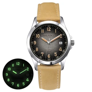 Luxury Frosted Dial Men's Automatic Watch with Luminous Mechanical Movement and - Bild 1 von 17