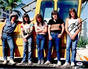 AC/DC photo Reproduction signatures archival quality photo - Picture 1 of 3