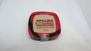 LOREAL 125 IVORY BUFF 24 HR INFALLIBLE FRESH WEAR FOUNDATION IN POWDER NEW - Picture 1 of 2