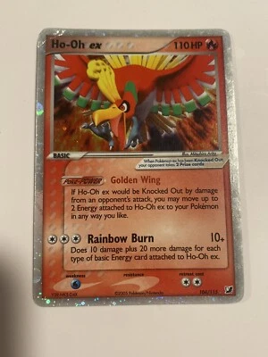 Pokémon TCG Ho-oh ex EX - Unseen Forces 104/115 Holo Holo Rare EX - Image 1 of 4