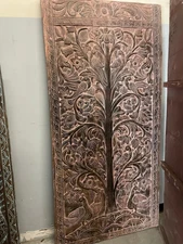 Interior Door, Pink hues, Functional Art, WALL Relief Panel, Tree of Life