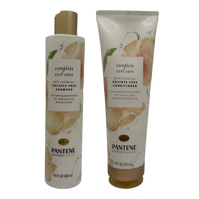 Pantene Nutrient Blends Complete Curl Care Sulfate Free Shampoo & Conditioner - Image 1 of 4