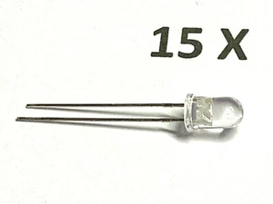 Infrarot Diode, 5mm, 20°, 940nm, 20-50mA,30-100mW, Kingbright,L-7113FC, 15 Stück - Picture 1 of 4
