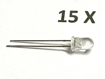 Infrarot Diode, 5mm, 20°, 940nm, 20-50mA,30-100mW, Kingbright,L-7113FC, 15 Stück - Bild 1 von 4