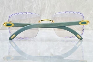 Cartier rimless tulip wood C decor gold brand new with box Tiffany transition - Picture 1 of 7