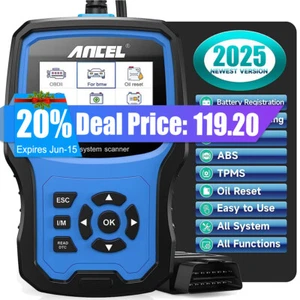 Ancel BM700 For BMW MINI Diagnostic Scanner Tool ABS SRS Code Reader BMS EPB SAS - Picture 1 of 13