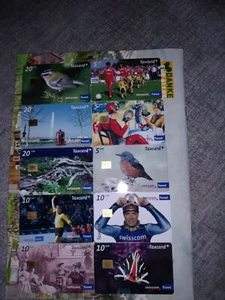 Telefonkarten Schweiz, ohne Guthaben , alle für 1 Euro + Porto zuverkaufen  - Bild 1 von 3