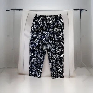 Pendleton Women's Silk Crop Ankle Pants Floral Size 8 - Picture 1 of 6