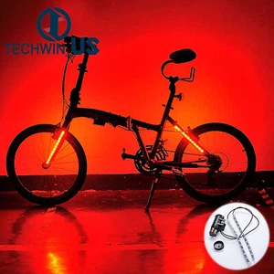Colorful MTB Road Bike Waterproof Fork Lamp 8 Modes Bicycle Strip Frame Light - Picture 1 of 16