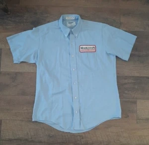 Camicia da lavoro uomo vintage Wrangler Exec by Red Kap bottoni taglia 16 Markstein Beverage - Foto 1 di 13