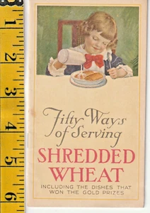 Vintage 1924 Fifty Ways of Serving Shredded Wheat, Recipe Booklet - Picture 1 of 3