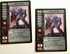 Victor VTR-9K (2) Battletech CCG Commander's Edition 'Mech