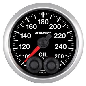 Auto Meter 5638 Elite Series Oil Temperature Gauge - Picture 1 of 3