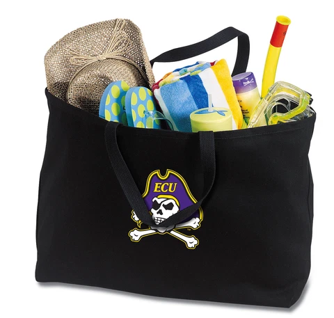 ECU Canvas Tote East Carolina Reusable ShopperMOTHER'S DAY GIFT Cover