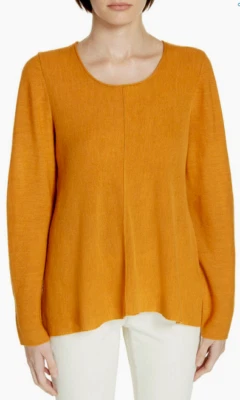 Pulôver de lã Eileen Fisher Merino ANATO novo com etiquetas $288 - Imagem 1 de 4