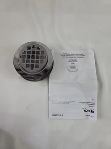 Kohler 4-3/8" Round Shower Drain | Polished Chrome | K-9132-CP Large QTY - Picture 1 of 6
