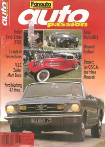 AUTO PASSION n°28 10/1989 MASERATI KYALAMI ASTON MARTIN DB3 FORD MUSTANG 4.7 - Imagen 1 de 1