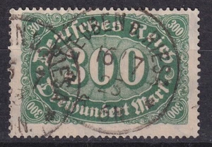 73796) LEUBEN B. RIESA Sachsen Stempel 1923 auf Infla-Marke - Picture 1 of 1