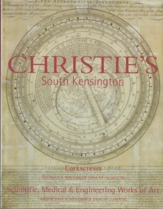 CHRISTIE’S CORKSCREWS Medical Instruments Globes Model Engines Train Catalog 03 - Picture 1 of 1