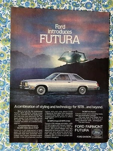 Oldtimer 1978 Ford Fairmont Futura Printanzeige - Bild 1 von 7