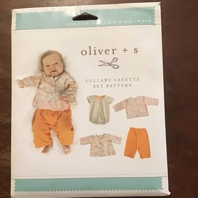 Oliver + S  Lullaby Layette Set Sewing Pattern  - Image 1 of 3