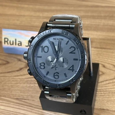 Nixon The 51-30 Chrono Watch Stainless Steel Round Face Analog Quartz No box - Image 1 of 4