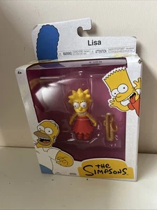 The Simpsons Lisa 3 Zoll Actionfigur mit Saxophon Jakks Pacific Brandneu - Bild 1 von 4