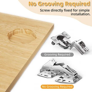 2x RV Schrank Tür Scharniere Soft Close Reise Kleiderschrank Overhead Schrank - Picture 1 of 4
